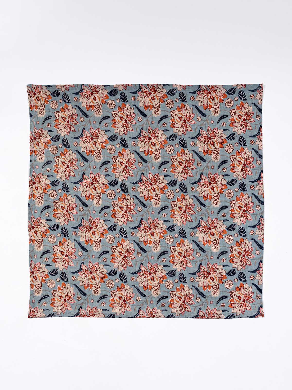 Vechec Cotton Flex Printed Table Napkin (Set of 4)