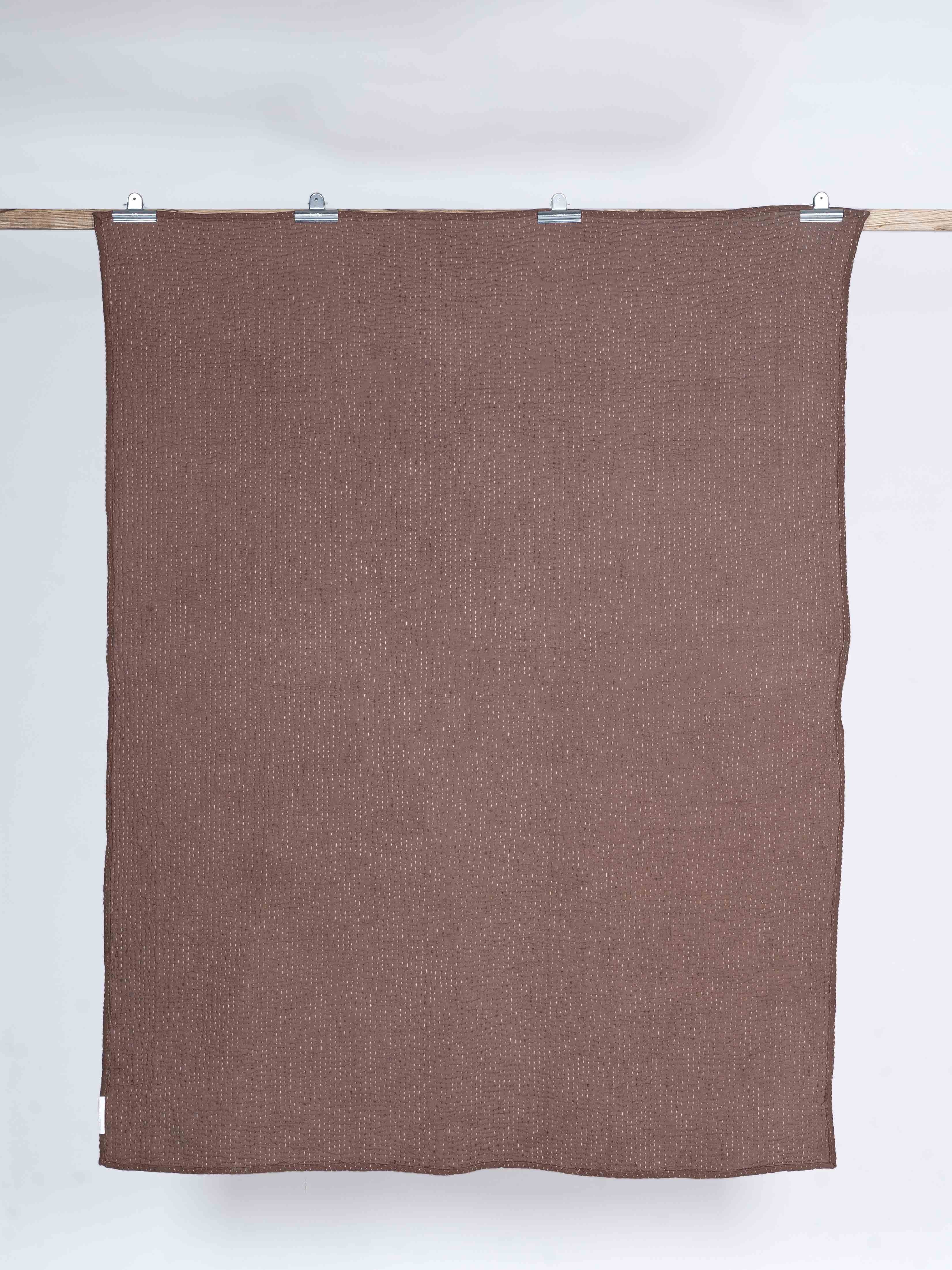 Taduru 3 Layer Solid Dyed Throw with DTM backing