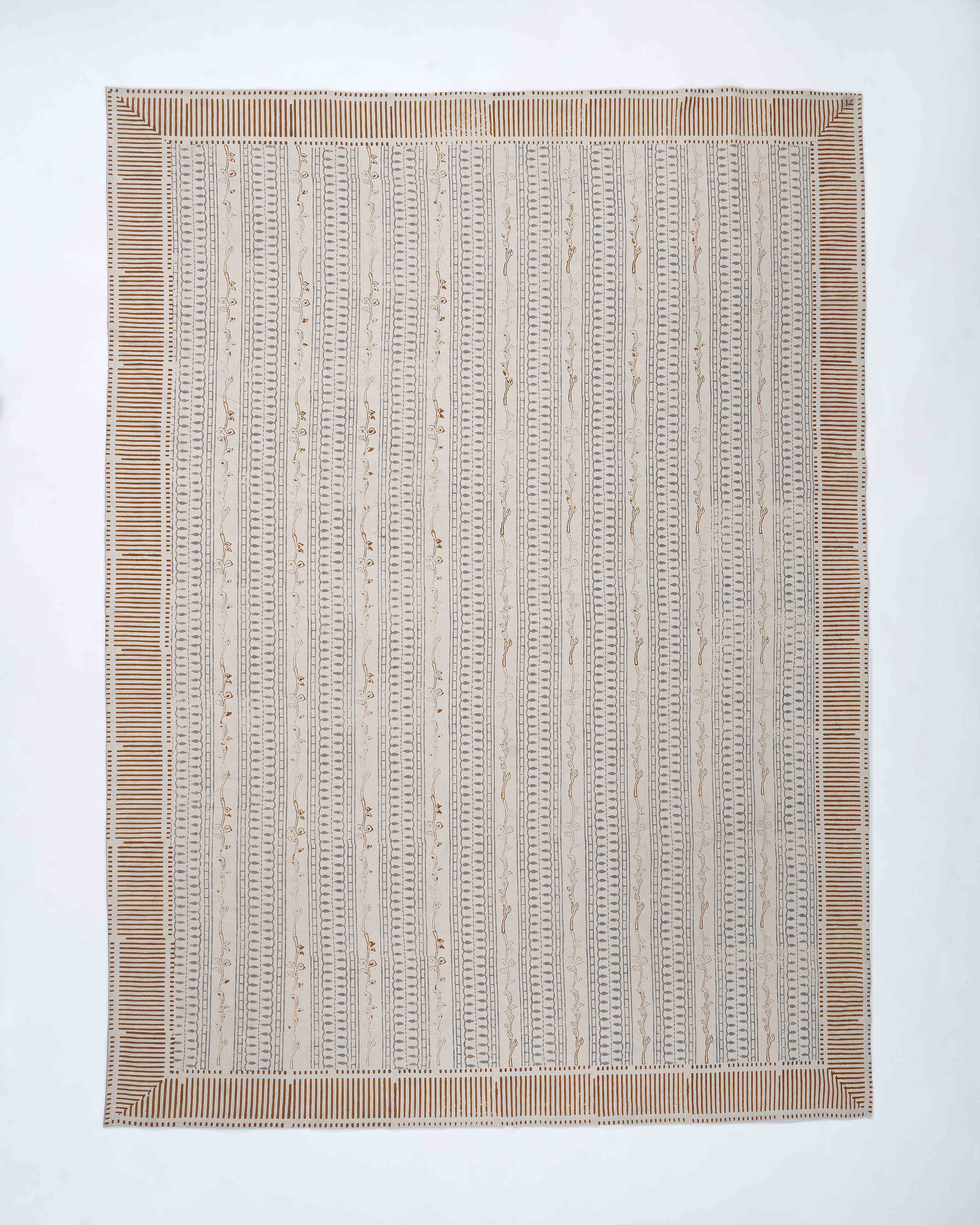 Manduca Printed Table Cover with Hand Embroidery