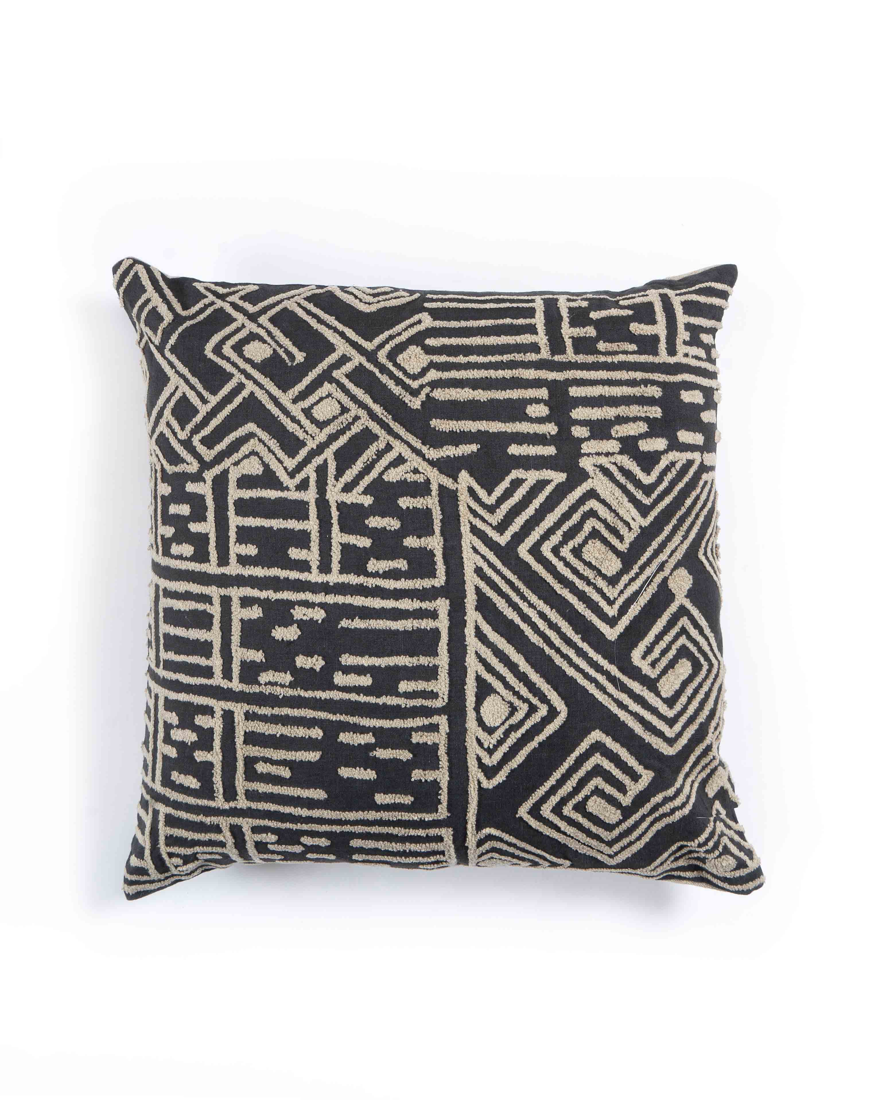 Ferna Embroidered Cushion Cover