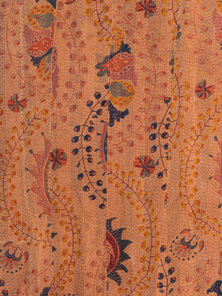 Comino Assorted Printed Patch Kantha Throw
