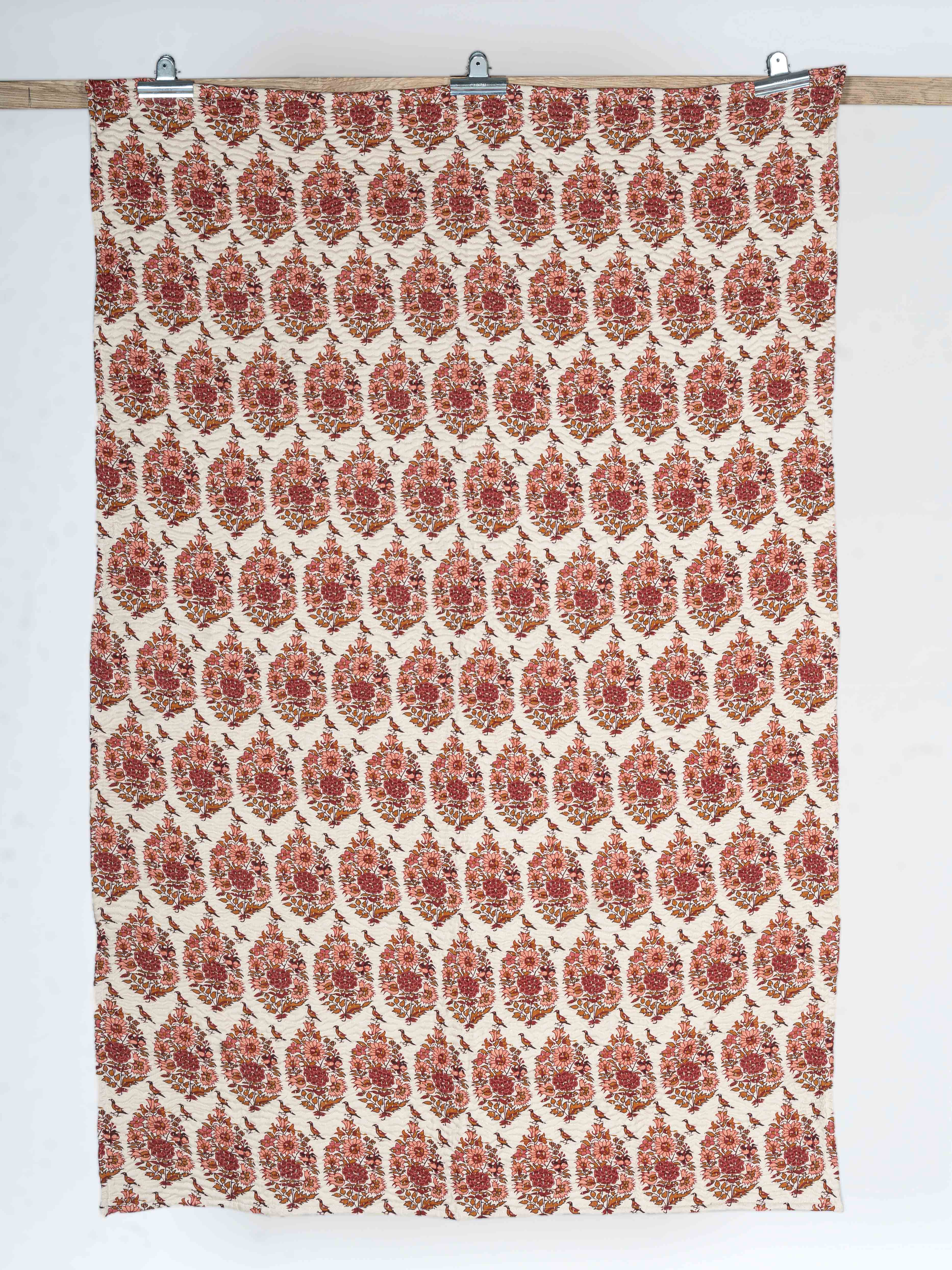 Gargir 4 Layer Printed Kantha Throw