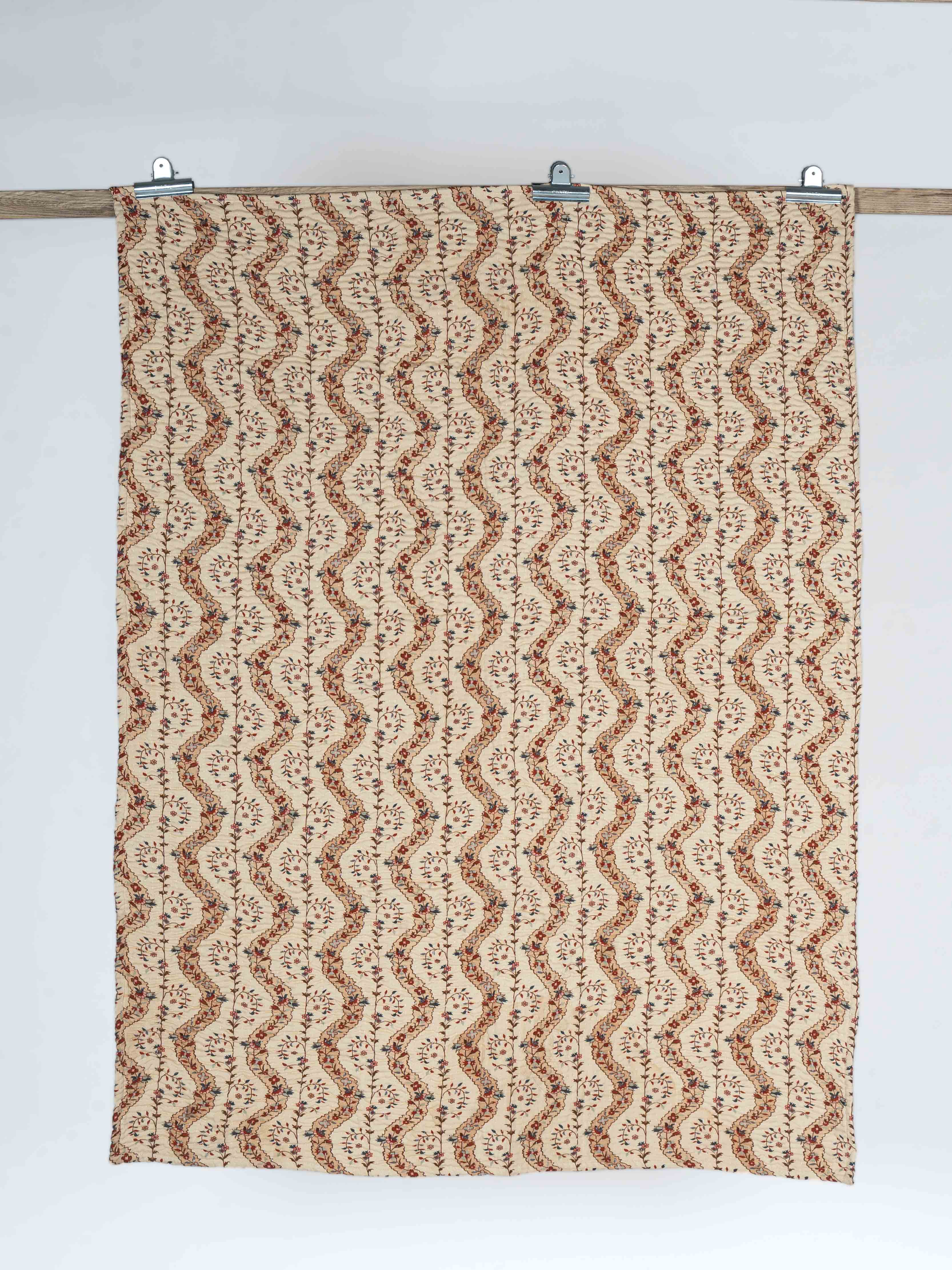 Gherian 4 Layer Printed Kantha Throw