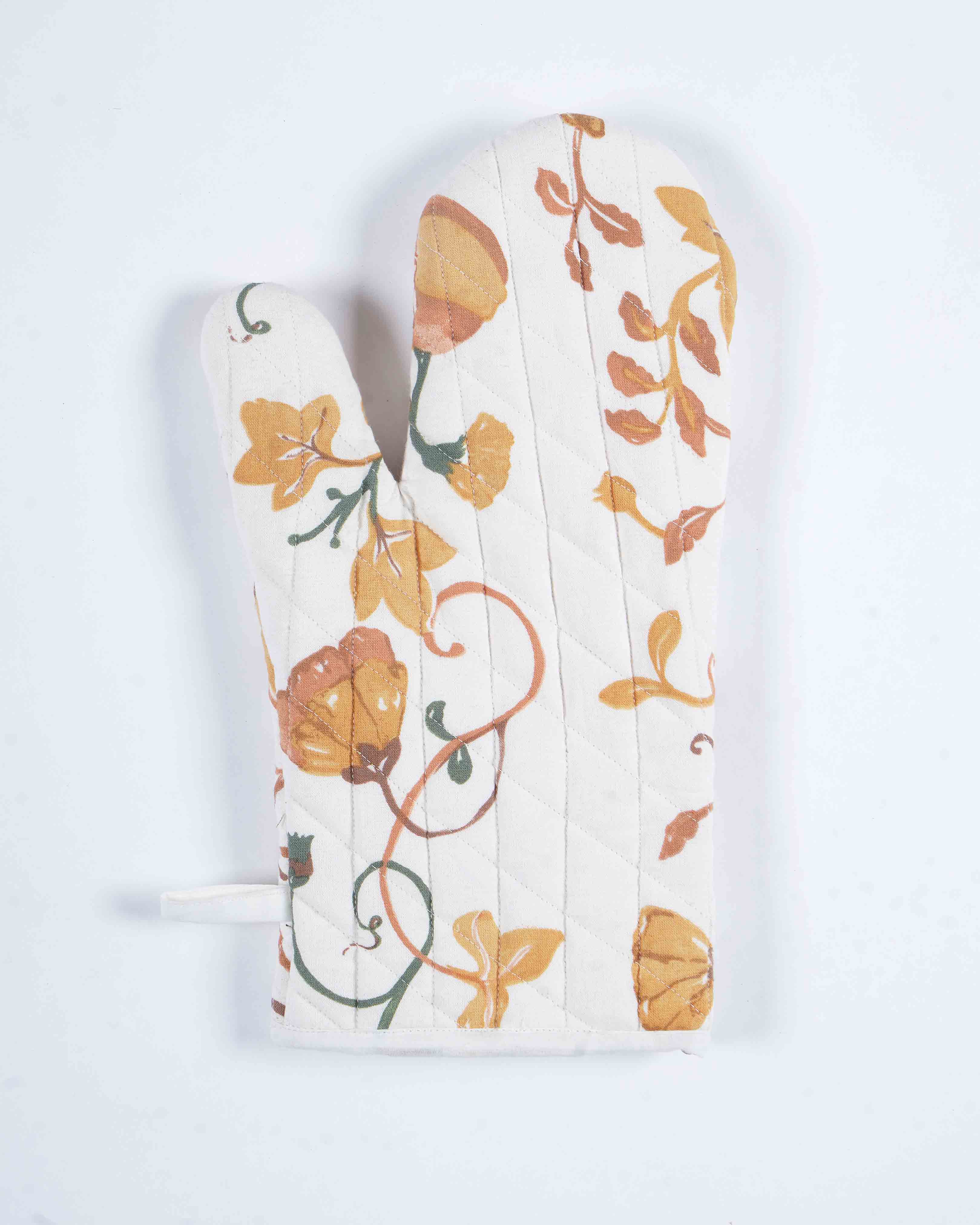 Gruwwa Printed Quilted Oven Mitten