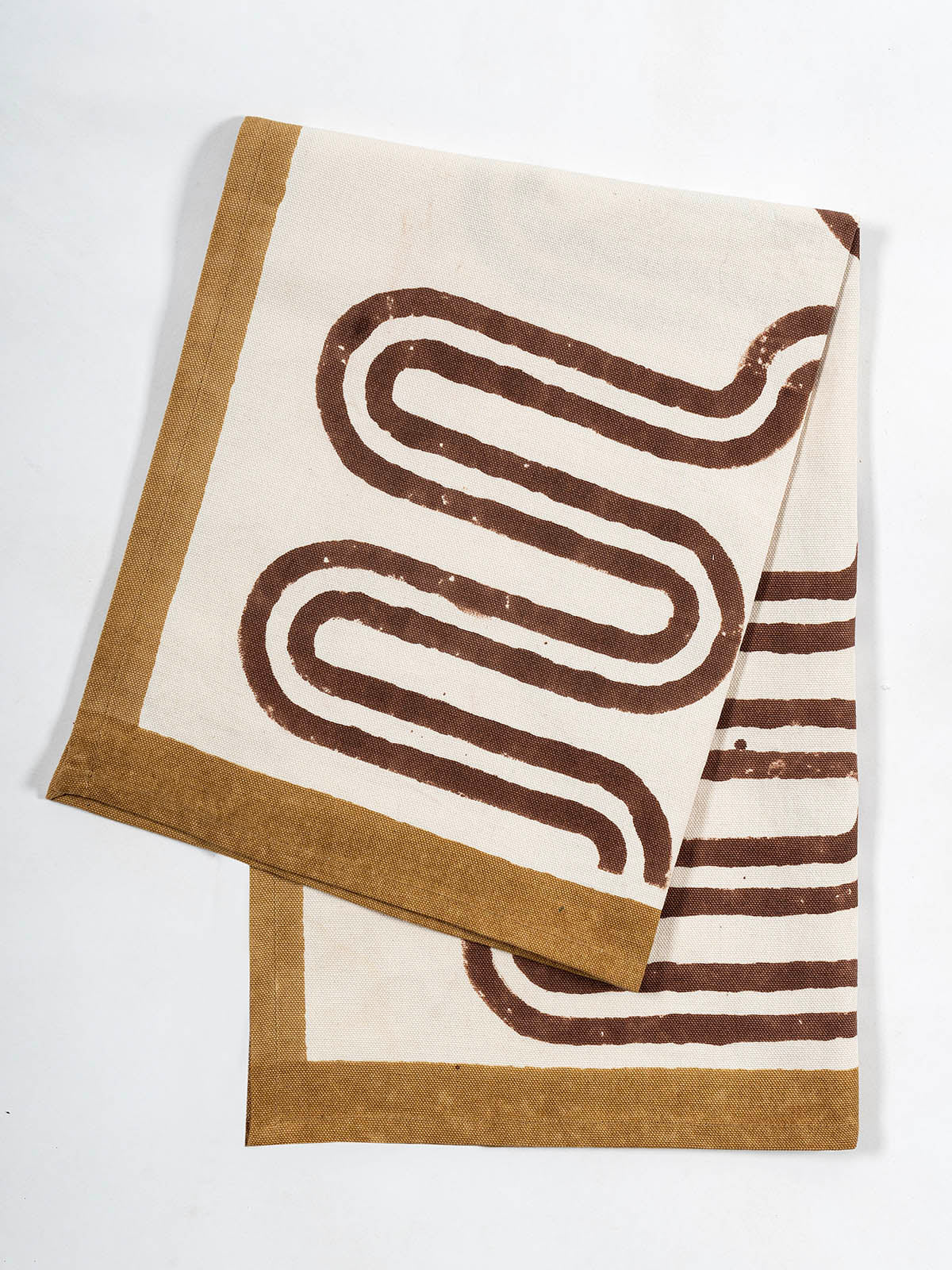 Vestenice Cotton Duck Printed Table Runner