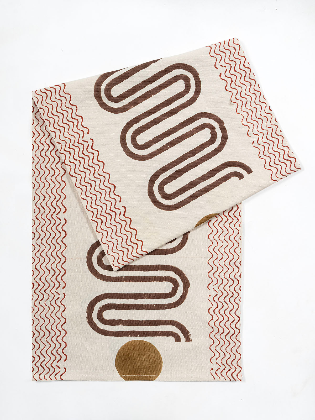 Moravany Cotton Duck Printed Table Runner
