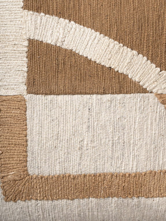 Sanoh Woven & Embroidered Cushion Cover with Cotton Boro Yarn