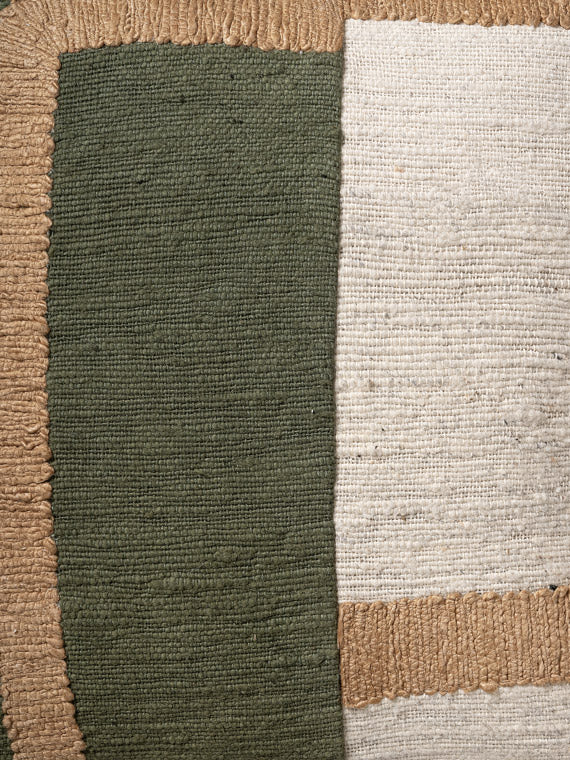 Leuven Woven & Embroidered Cushion Cover with Cotton Boro Yarn