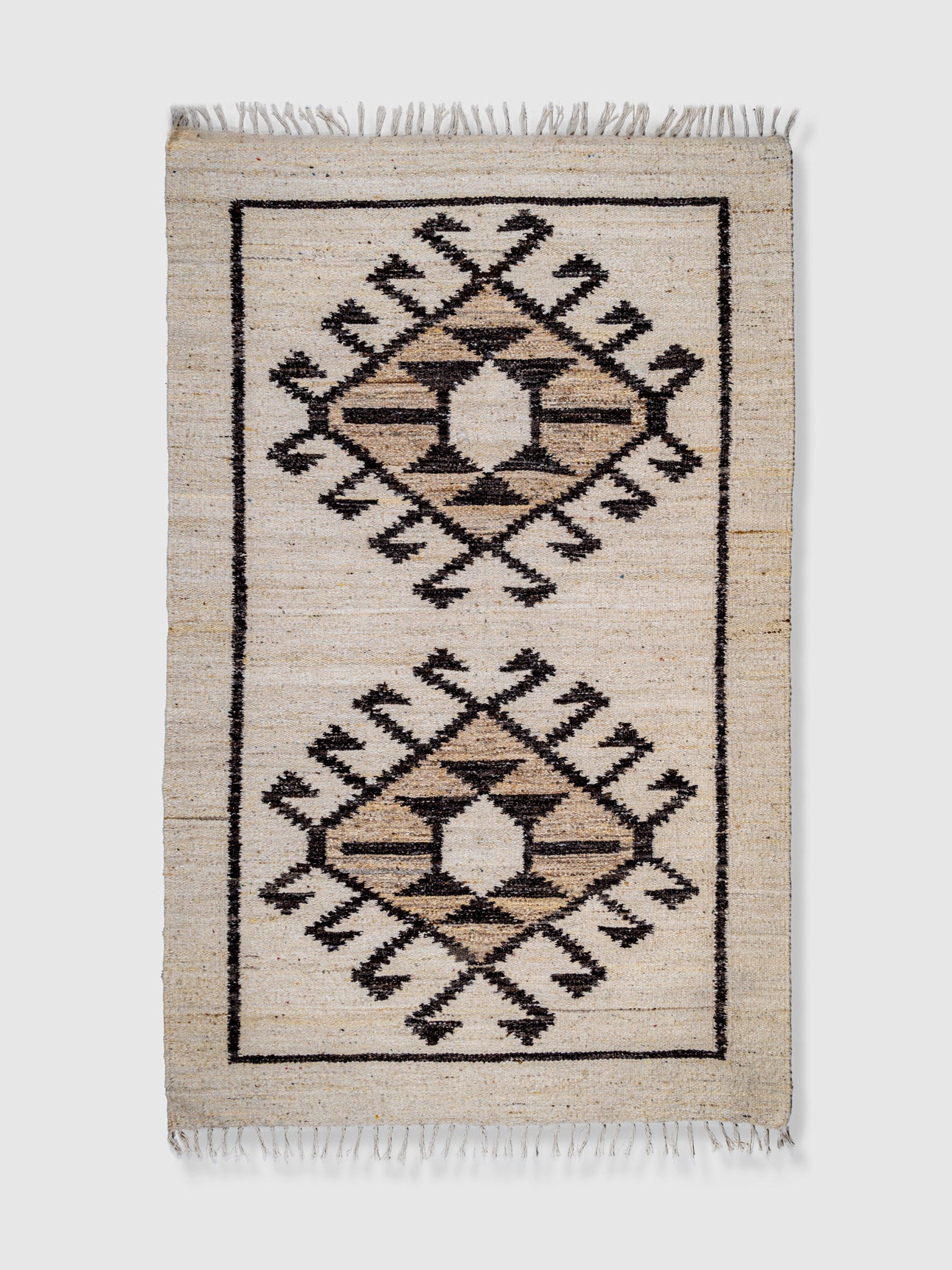 Beaune Natural Wool Kilim Rug