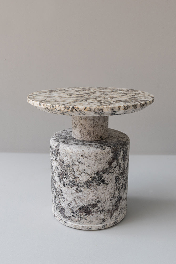 Legnica Stone Side Table