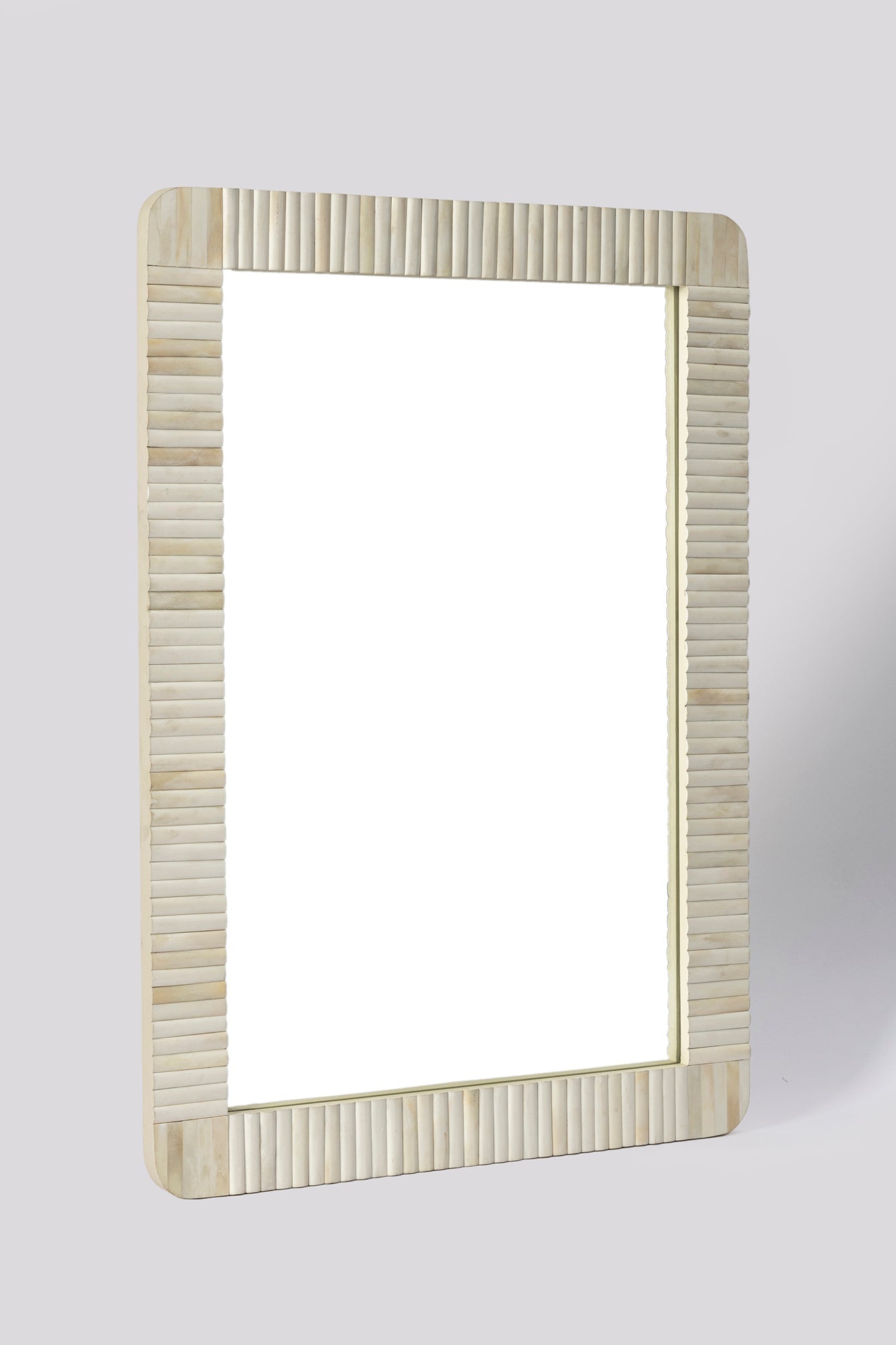 Jarve Wooden Bone Inlay Mirror Frame With Mirror