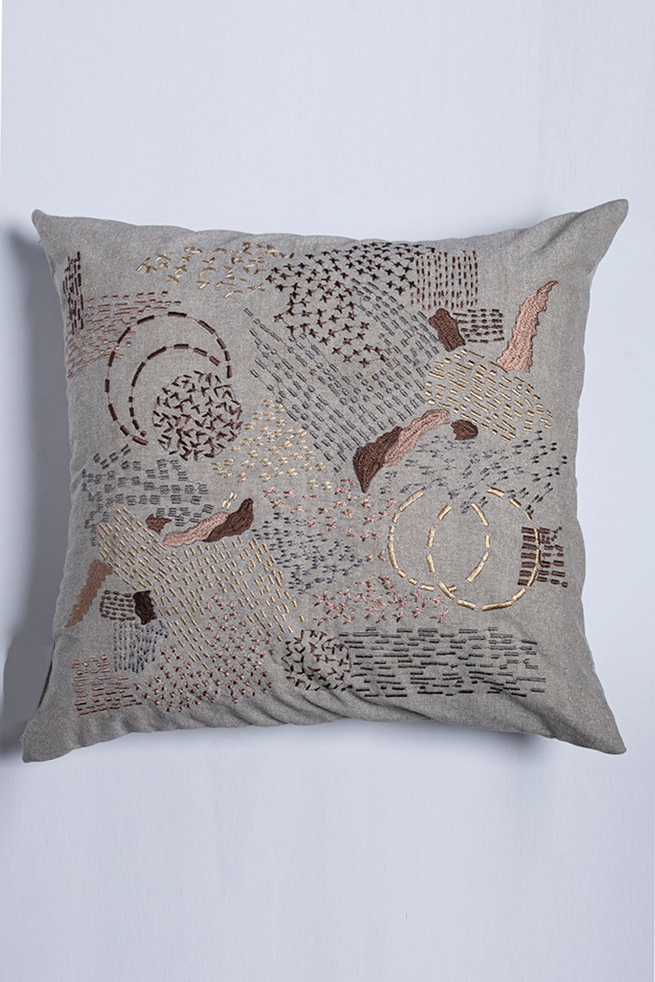 Pomorie Embroidered Cushion Cover