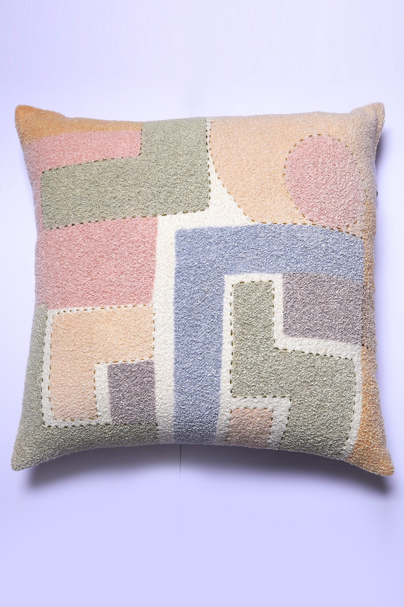 Sliven Kantha Block Printed Cushion Cover