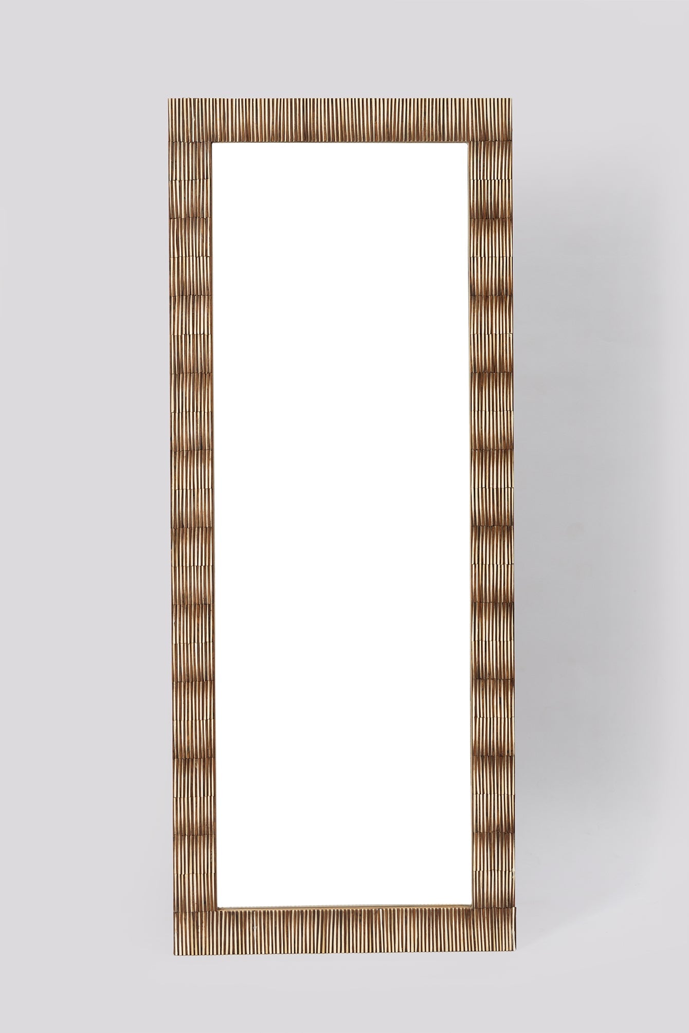 Sillamae Wooden Bone Inlay Mirror Frame With Mirror