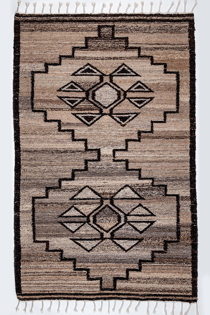 Raion Natural Wool Kilim Rug